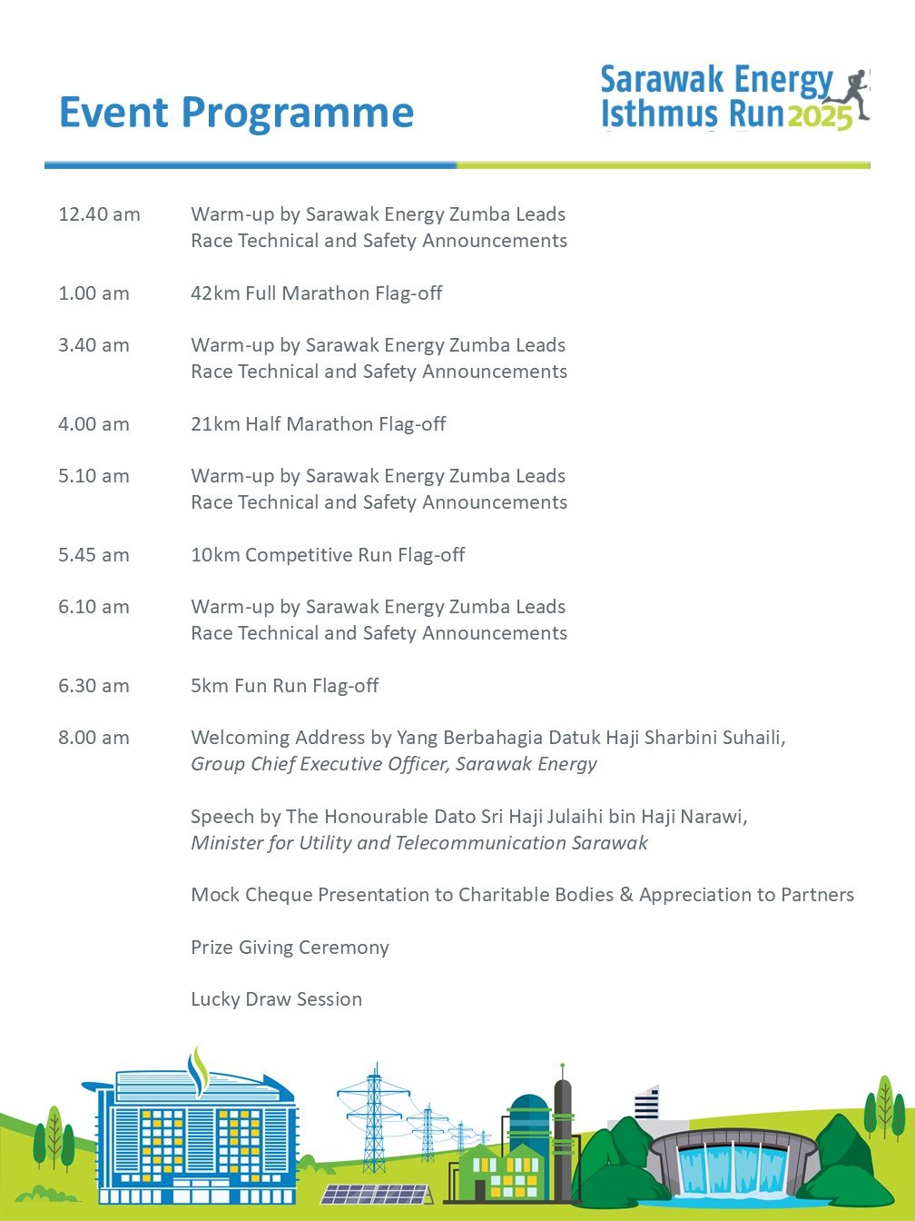 EVENT SCHEDULE